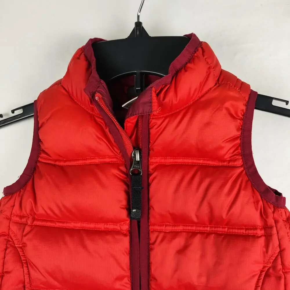 REI Vest Toddler Boys 2T Red Down Puffer Quilted Zip Hiking Winter Insulated